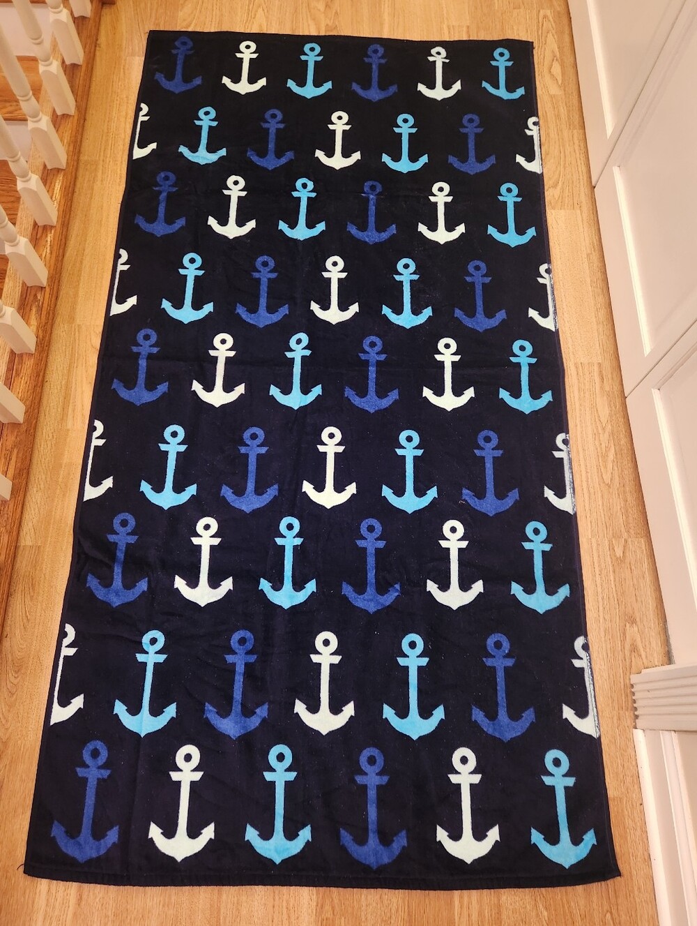 Anchor Nautical Beach Towel 32.5" x 62.5"
